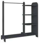 m&ouml;max Dornbirn - Ihr Trendm&ouml;belhaus in Dornbirn Garderobe LEMPU Anthrazit ca. 106x110x35 cm