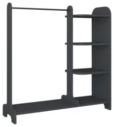 Garderobe LEMPU Anthrazit ca. 106x110x35 cm