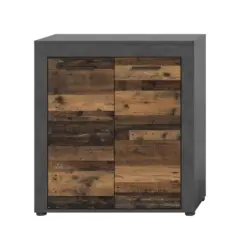 Highboard Jam Anthr./Natur ca. 80x88x35 cm