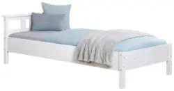 Bett Merci ca. 90x200 cm Kiefer Wei&szlig;