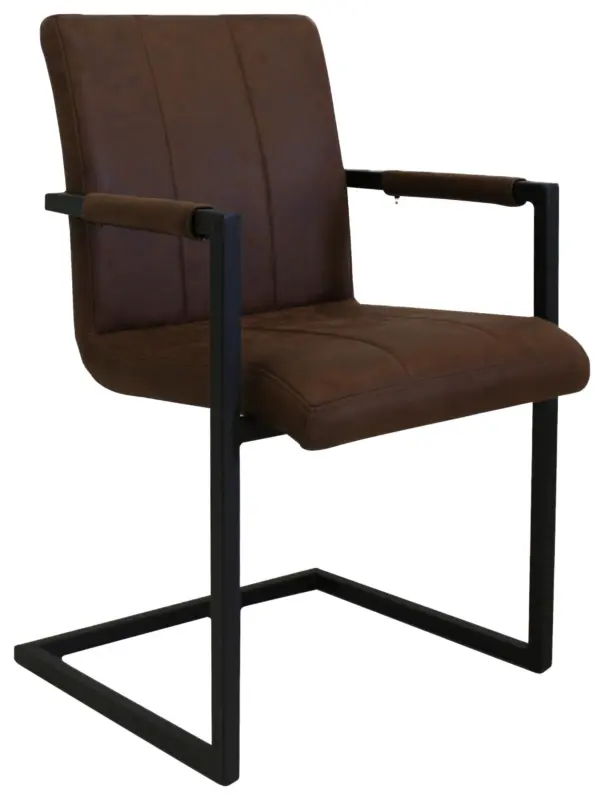 Armlehnstuhl-Set Brandon 2er- Set ca. 54x85 cm Braun