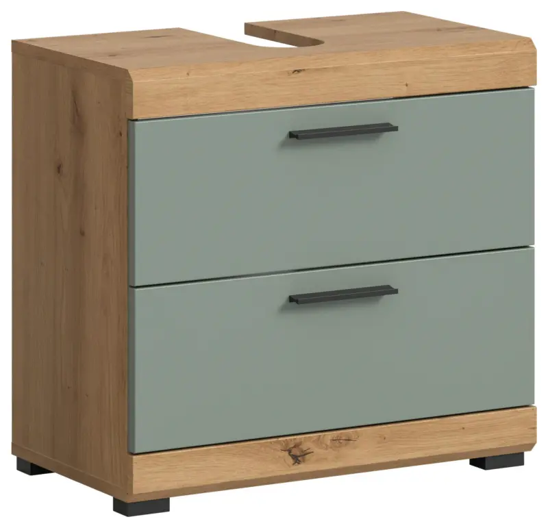 Waschbeckenunterschrank Scout ca. 60x56x37 cm Salbeigr&uuml;n