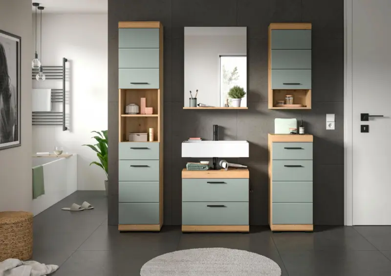 Badezimmer Scout 5-tlg. ca. 154 cm Salbeigr&uuml;n