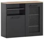 m&ouml;max Dornbirn - Ihr Trendm&ouml;belhaus in Dornbirn Unterschrank Malte Schwarz/Eiche Artisan