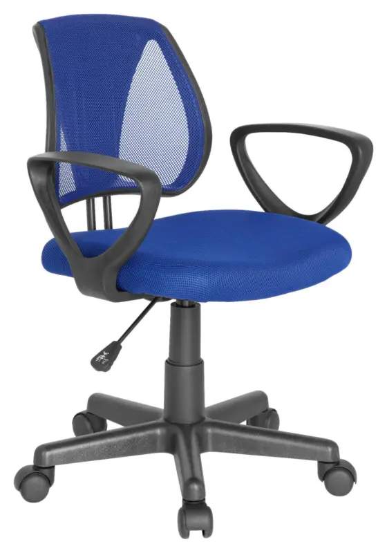 Jugenddrehstuhl Kiddy CD ca. 58x75-92x45 cm Dunkelblau