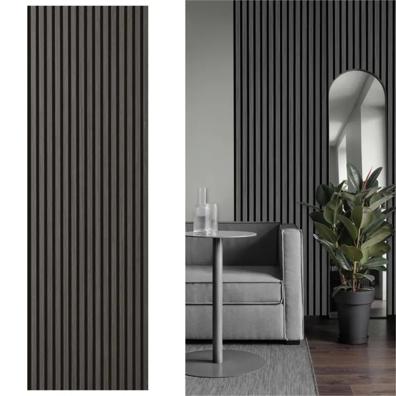 Akustikpaneel Eiche/Schwarz