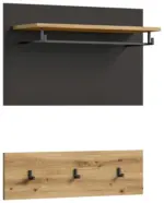 m&ouml;max Dornbirn - Ihr Trendm&ouml;belhaus in Dornbirn Garderobenpaneel Canu ca.80x73x27cm Eiche Dekor