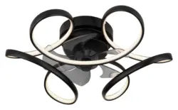 Deckenventilator Loris Opal/Schwarz max. 13 Watt