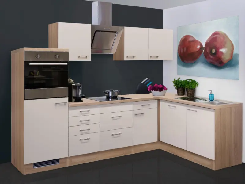 Eckk&uuml;che Nepal ca. 280x170cm Kaschmir/Sonoma Eiche