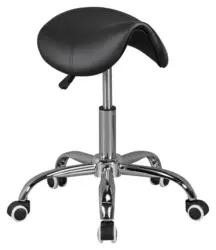 B&uuml;rohocker Curve ca. 60x48x60 cm Schwarz