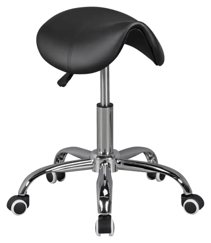 B&uuml;rohocker Curve ca. 60x48x60 cm Schwarz