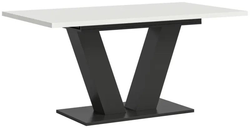 Ausziehtisch Marlon Wei&szlig; ca. 150-190x90x75 cm