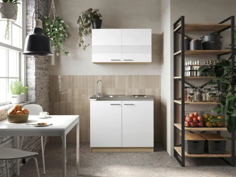 Minik&uuml;chen Merle B: ca. 100cm Wei&szlig;/Eiche