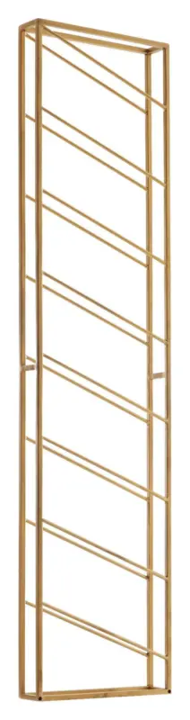 Weinregal WOHNLING Goldfarben ca. 36x150x8cm