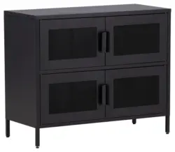 Sideboard Nett Schwarz ca. 90x75x40cm