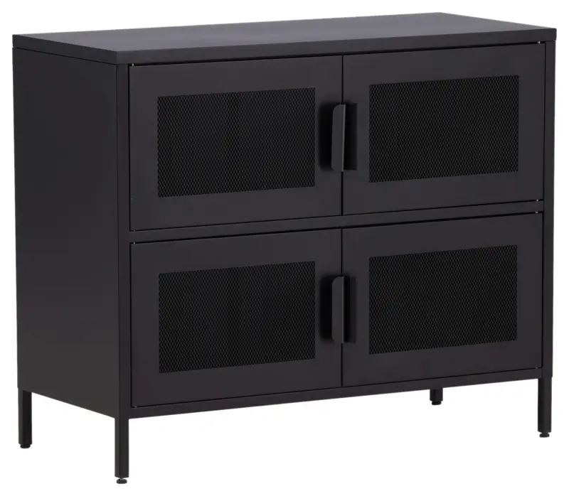Sideboard Nett Schwarz ca. 90x75x40cm