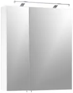 m&ouml;max Dornbirn - Ihr Trendm&ouml;belhaus in Dornbirn Spiegelschrank Dorina 600 mit LED Wei&szlig; 2-t&uuml;rig