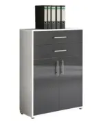 m&ouml;max Dornbirn - Ihr Trendm&ouml;belhaus in Dornbirn Aktenschrank Office Edition Wei&szlig;/Anthrazit