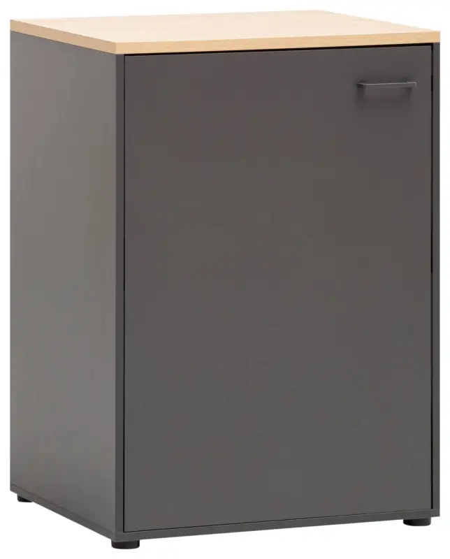 Mehrzweckschrank Solea Anthrazit/Eiche