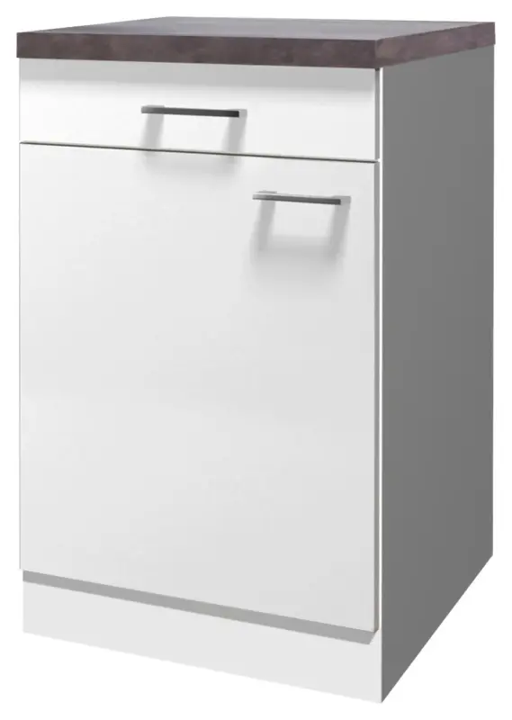 K&uuml;chenunterschrank Lucca Wei&szlig; ca. 50x85x60cm