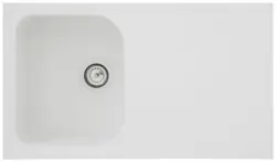 Granitsp&uuml;le Orlando ca. 86x20,9x50 cm Wei&szlig;