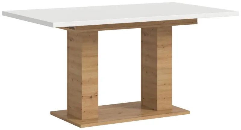 Ausziehtisch Marlon ca. 150x190 cm Eiche/Wei&szlig;