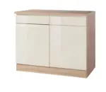 m&ouml;max Dornbirn - Ihr Trendm&ouml;belhaus in Dornbirn K&uuml;chenunterschrank "Cardiff" Creme/Eiche