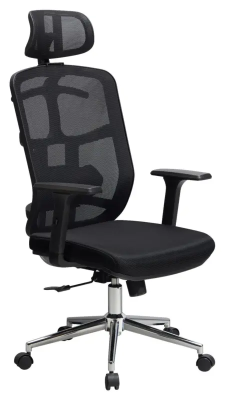 Drehstuhl Schwarz Schwarz ca. 68x130x68cm