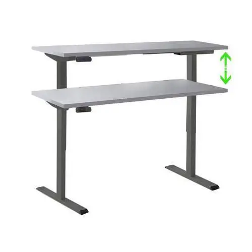 Schreibtisch Office Edition Anthrazit/Grau