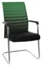 Besucherstuhl Falcone Gr&uuml;n/Schwarz ca. 57x104x55cm