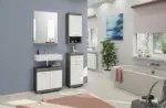 m&ouml;max Dornbirn - Ihr Trendm&ouml;belhaus in Dornbirn Badezimmer Scout 4-tlg. ca. 97 cm Anthrazit/Wei&szlig;