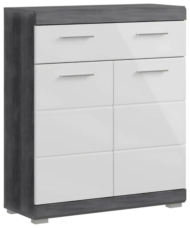 Unterschrank Scout ca. 74x88 cm Anthrazit/Wei&szlig;