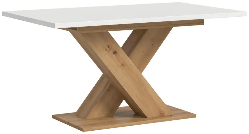 Ausziehtisch Marlon Wei&szlig; ca. 150-190x90x76 cm