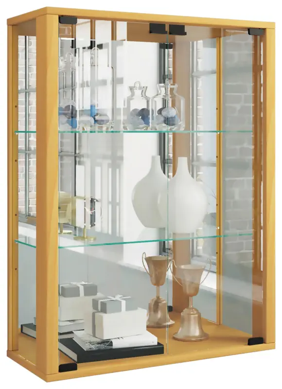 H&auml;ngevitrine Udina in Buchefarben