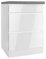 m&ouml;max Dornbirn - Ihr Trendm&ouml;belhaus in Dornbirn Kochfeldumbauschrank Monza ca. 60x86 cm Wei&szlig;/Grau