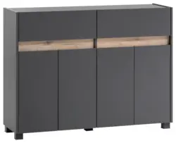 Kommode Cosmo ca.112,2x84,4x33cm Anthrazit