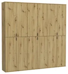 Garderobenschrank Projekt X ca. 183x193 cm Artisan Eiche