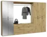 Garderobe Projekt X ca. 273x193 cm Artisan Eiche