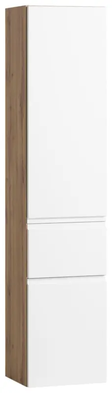 Hochschrank Varese Wei&szlig;/Wotaneiche