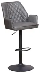 Barhocker Donny ca. 42x114 cm Anthrazit