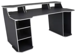 Gamingtisch Matrix Anthrazit/Wei&szlig;