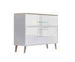 m&ouml;max Dornbirn - Ihr Trendm&ouml;belhaus in Dornbirn Kommode Mailand Typ 11 Wei&szlig;/Eiche