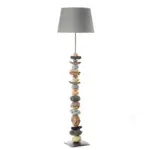 m&ouml;max Dornbirn - Ihr Trendm&ouml;belhaus in Dornbirn Stehleuchte Vera Schwarz/Blaugrau max. 22 Watt