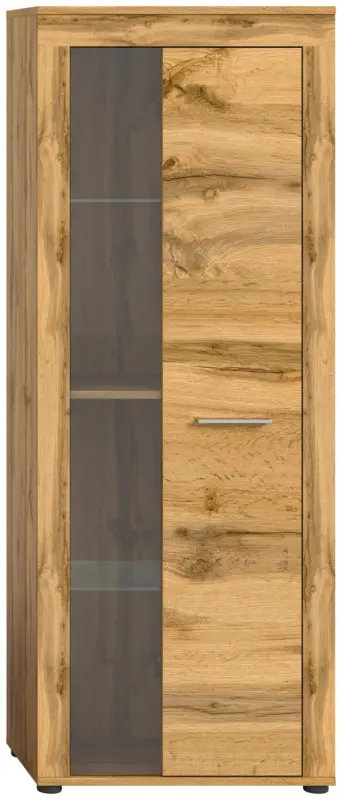 Vitrine Jam ca. 60x159x35 cm Eiche Wotan