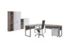 B&uuml;ro Office Edition Set 4 Sonoma Eiche/Wei&szlig;
