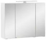 m&ouml;max Dornbirn - Ihr Trendm&ouml;belhaus in Dornbirn Spiegelschrank Kopenhagen mit LED 3-t&uuml;rig ca. 80x64 cm Wei&szlig;