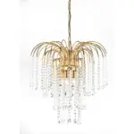 m&ouml;max Dornbirn - Ihr Trendm&ouml;belhaus in Dornbirn Kristall-H&auml;ngeleuchte Pioggia Goldfarben max. 6 Watt