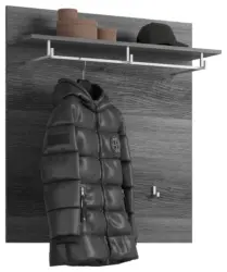 Garderobenpaneel Scout ca.90x98x27cm Grau