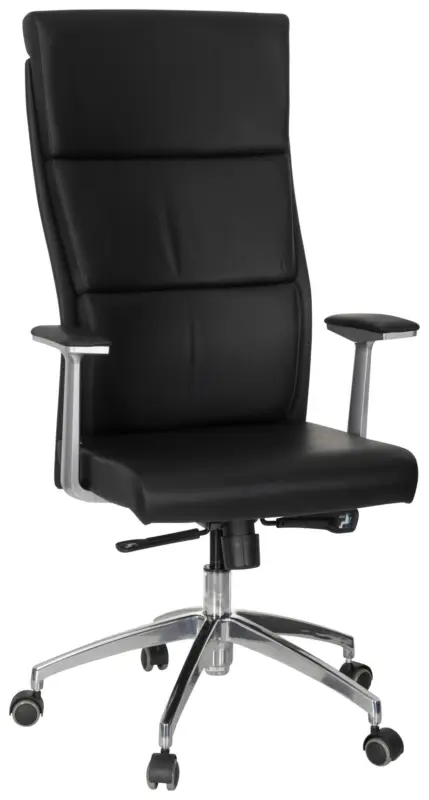 Drehstuhl Monza 20 Schwarz/Silberfarben