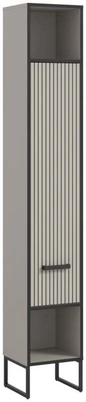 Hochschrank Bagno Kaschmir/Schwarz